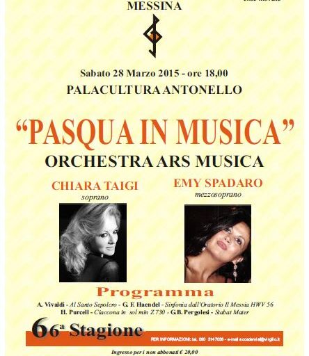 Accademia Filarmonica ente morale Messina 28 marzo 2015